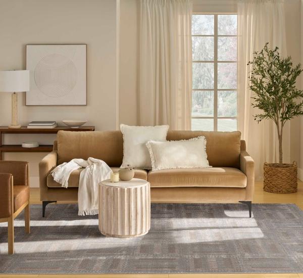 Nourison Nordic Grey Multicolor Indoor Only Abstract Rug NRC11