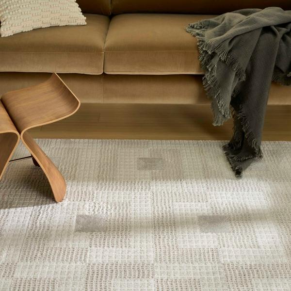 Nourison Nordic Ivory Beige Indoor Only Geometric Rug NRC05