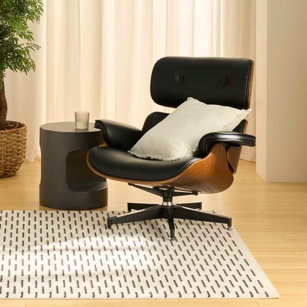 Nourison Nordic Ivory Black Indoor Only Abstract Rug NRC12