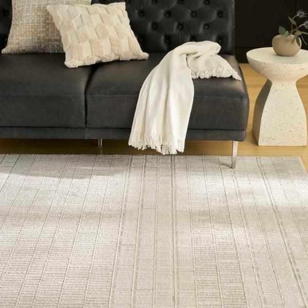 Nourison Nordic Ivory Indoor Only Abstract Rug NRC10