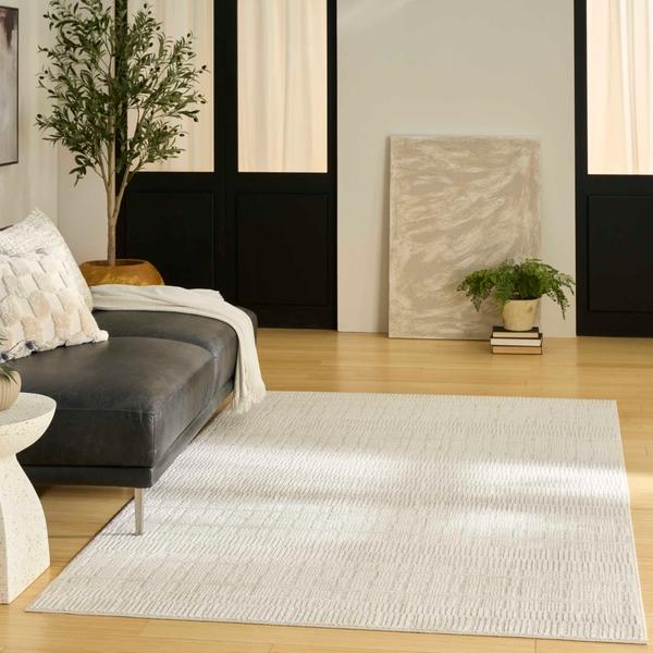Nourison Nordic Ivory Indoor Only Abstract Rug NRC10