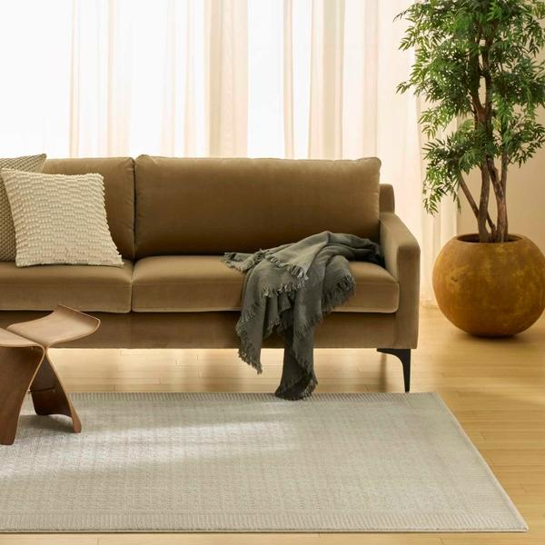 Nourison Nordic Ivory Indoor Only Geometric Rug NRC03