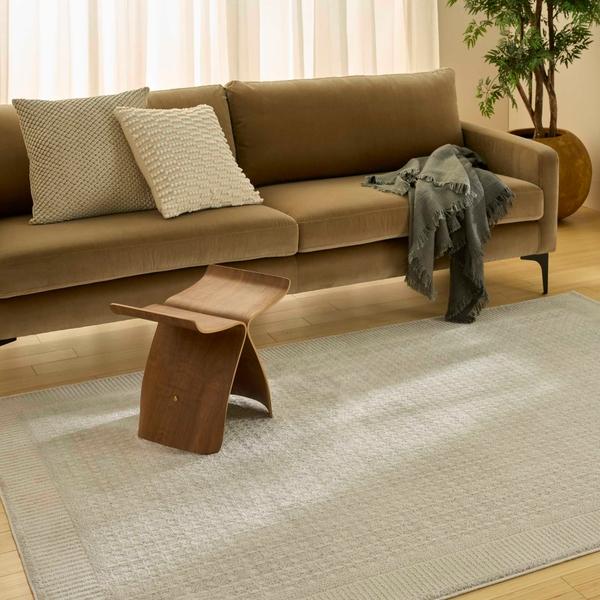Nourison Nordic Ivory Indoor Only Geometric Rug NRC03