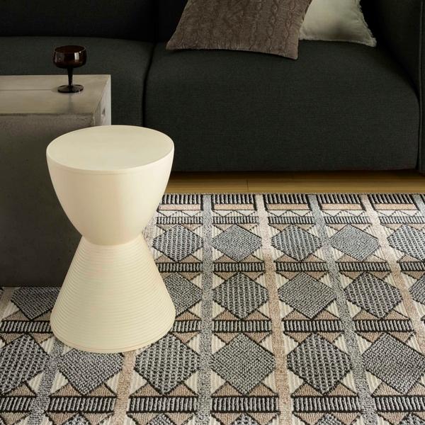 Nourison Nordic Ivory Multicolor Indoor Only Geometric Rug NRC06