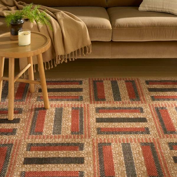 Nourison Nordic Multicolor Indoor Only Geometric Rug NRC11