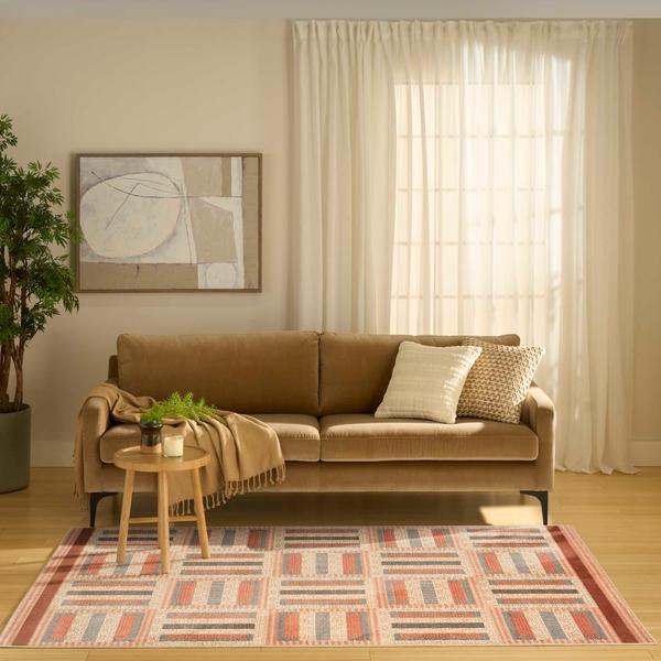 Nourison Nordic Multicolor Indoor Only Geometric Rug NRC11