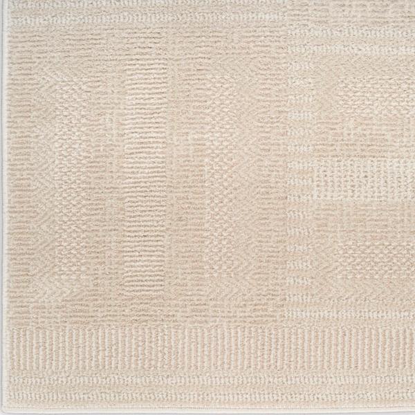 nourison Nordic Taupe Indoor only Abstract Rug NRC11