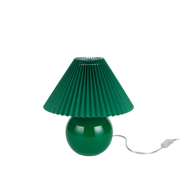 Nourison 13" WDL07 Green Ceramic Accent Lamp