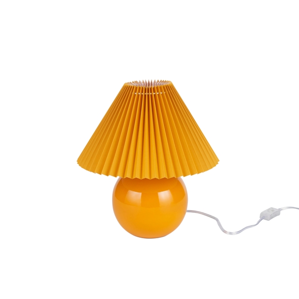 Nourison 13" WDL07 Orange Ceramic Accent Lamp