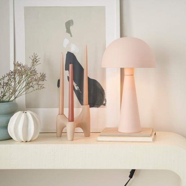 Nourison 16" EPT01 Blush Metal Accent Lamp