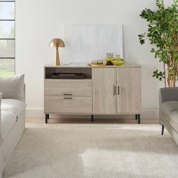 Nourison 16" EPT01 Gold Metal Accent Lamp