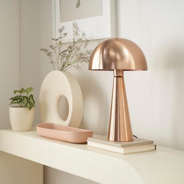 Nourison 16" EPT01 Rose Gold Metal Accent Lamp