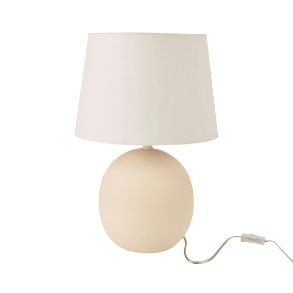 nourison 18" SRT05 Ivory Metal Table Lamp
