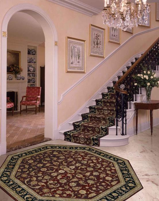 nourison NOURISON 2000 2002 BURGUNDY RUNNER BROADLOOM CARPET