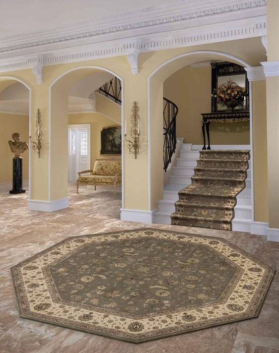 nourison NOURISON 2000 2003 OLIVE RUNNER BROADLOOM CARPET