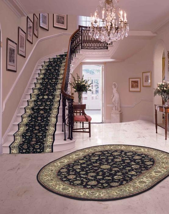 nourison NOURISON 2000 2015 NAVY RUNNER BROADLOOM CARPET