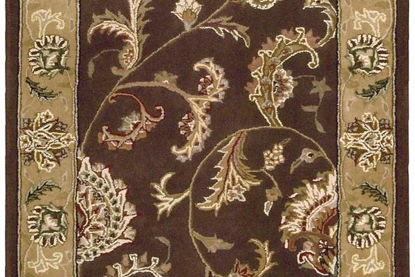 Nourison NOURISON 2000 2206 BROWN RUNNER BROADLOOM CARPET