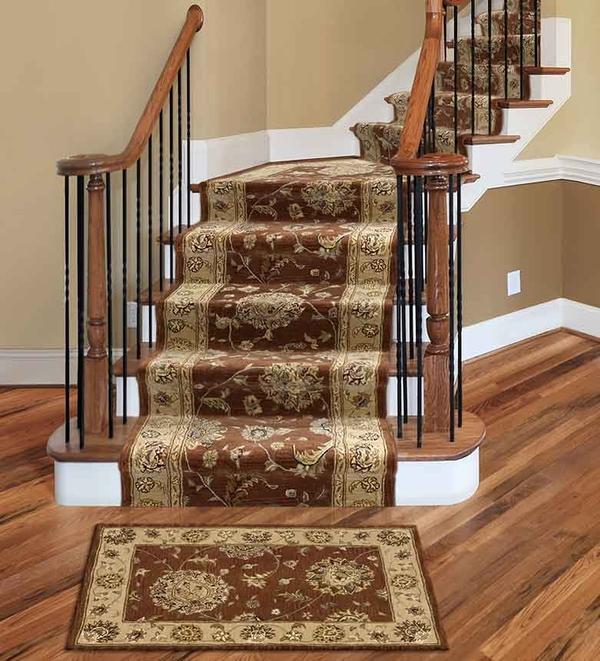 nourison NOURISON 2000 2258 RUST RUNNER BROADLOOM CARPET