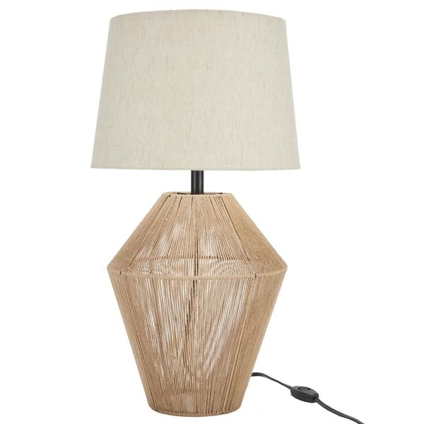Nourison 23" SRT03 Tan Jute Table Lamp