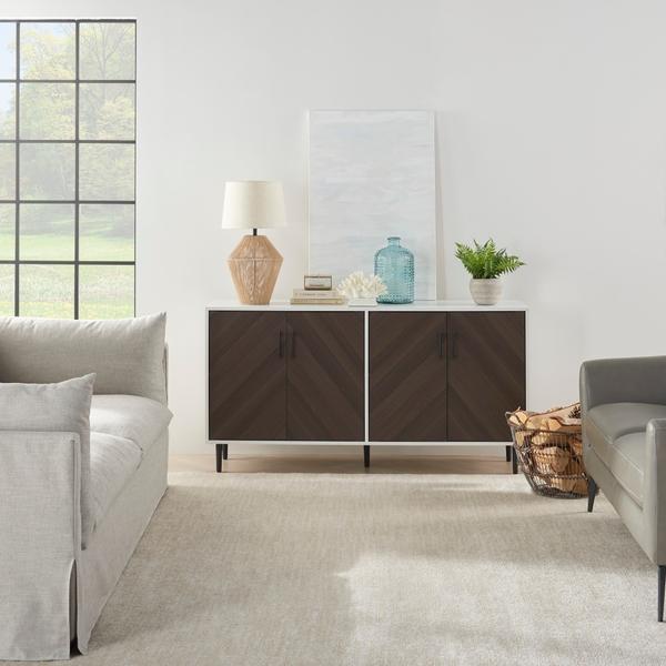 Nourison 23" SRT03 Tan Jute Table Lamp