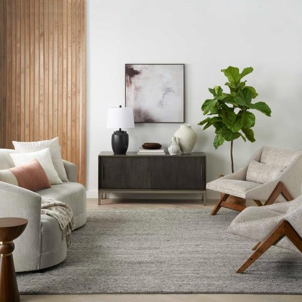 Nourison Alanna ALN01 Grey Rug