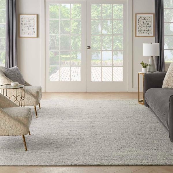 Nourison Alanna ALN01 Silver Rug