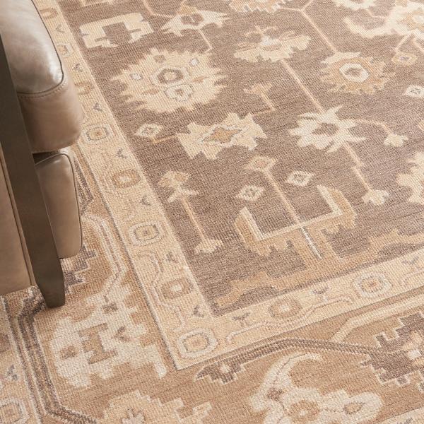 Nourison Aldora Traditional Brown Rug ALD06 Home