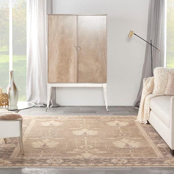 Nourison Aldora Vintage Faded Beige Rug ALD03 Home