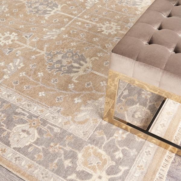 Nourison Aldora Vintage Faded Brown Rug ALD03 Home