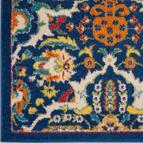 Nourison Allur Boho Navy Rug ALR03 Home