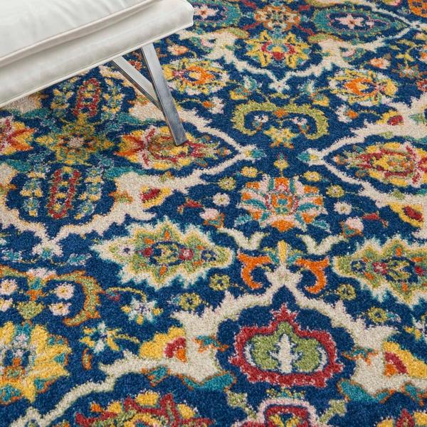 Nourison Allur Boho Navy Rug ALR03 Home