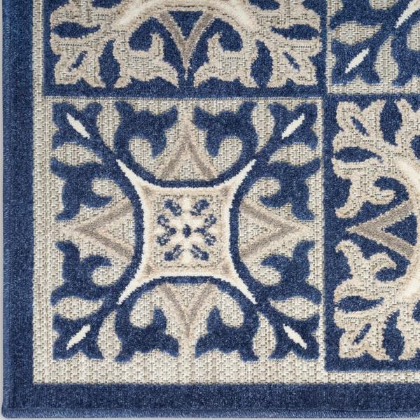 nourison Aloha Blue Outdoor Rug ALH34 Home