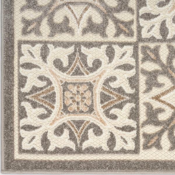 nourison Aloha Ivory/Grey Outdoor Rug ALH34 Home