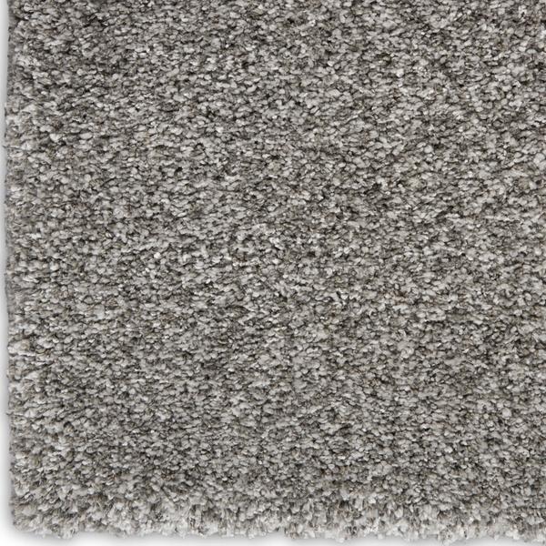 nourison Ashland Plush Shag Grey Rug ASL01 Home