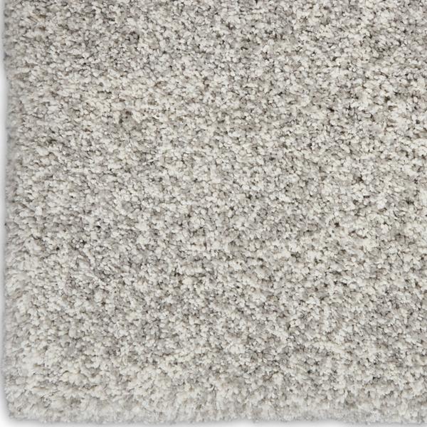 nourison Ashland Plush Shag Grey Rug ASL01 Home