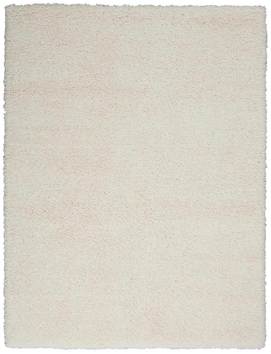 Nourison Ashland Plush Shag White Rug ASL02 Home