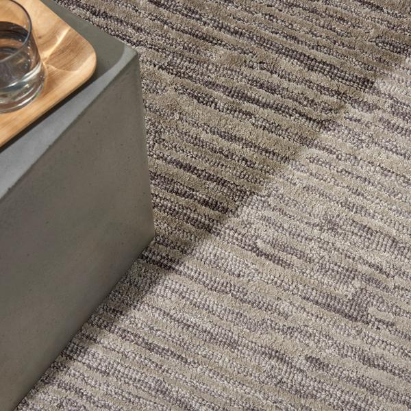 Nourison Calvin Klein Linear Modern Grey Rug LNR01