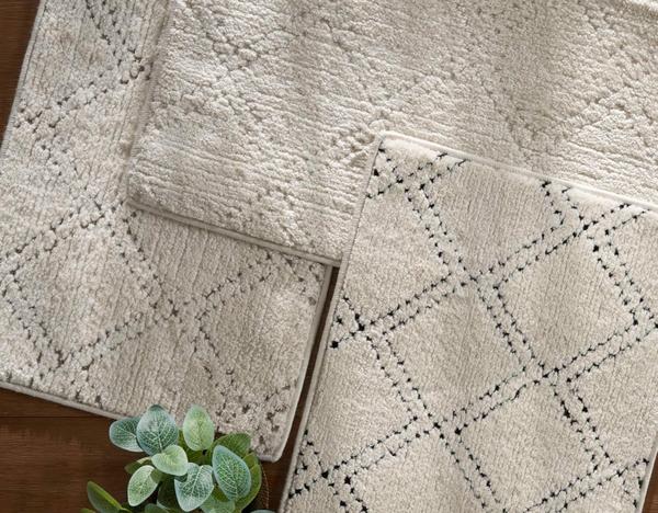 Nourison CASABLANCA CASA DIAMOND CSDMD IVORY/EBONY