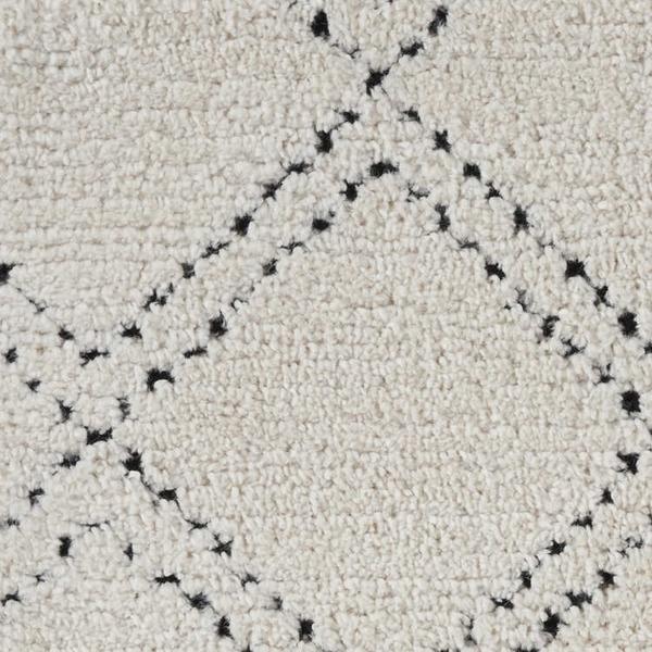 Nourison CASABLANCA CASA DIAMOND CSDMD IVORY/EBONY