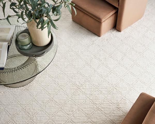 Nourison CASABLANCA CASA DIAMOND CSDMD IVORY/LINEN