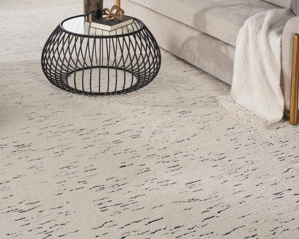 Nourison CASABLANCA CASA TEXTURE CSTXT IVORY/EBONY