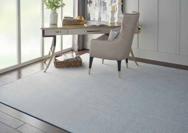 nourison CHAINSTITCH CHNST SKY BROADLOOM CARPET