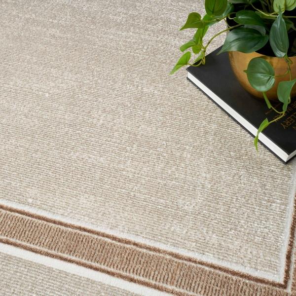 Nourison Classic Bordered Silver Rug GLZ08 Home