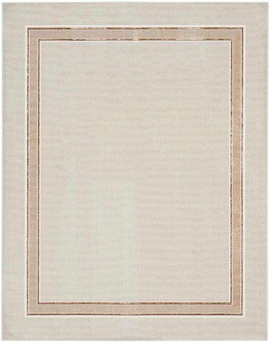 Nourison Classic Bordered Silver Rug GLZ08 Home