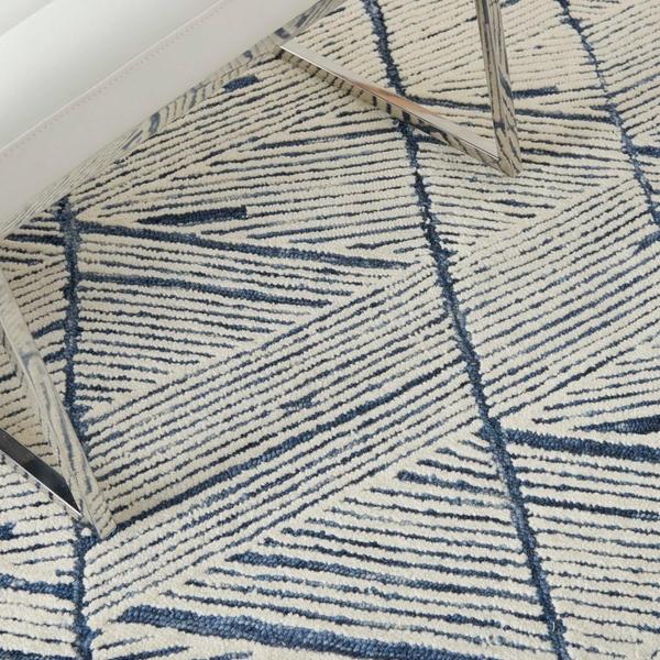 Nourison Colorado Abstract Blue Rug CLR01 Home