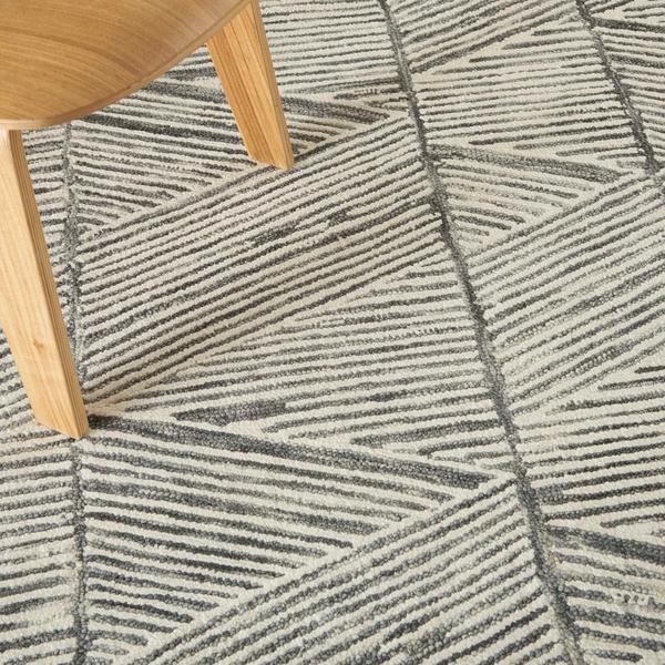 Nourison Colorado Abstract Grey Rug CLR01 Home