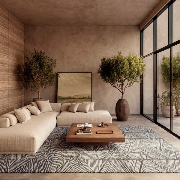 nourison Colorado Abstract Grey Rug CLR01 Home