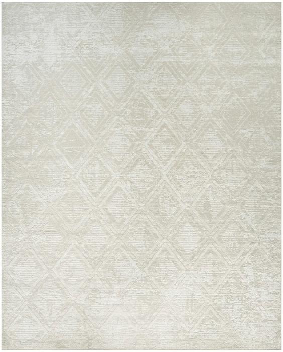 Nourison Dekor Beige Indoor Only Diamond Rug DEK05