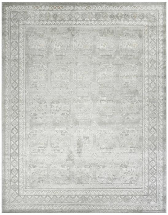 Nourison Dekor Grey Indoor Only Moroccan Rug DEK01