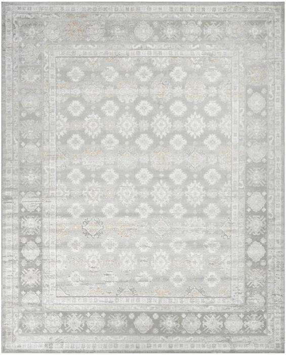 Nourison Dekor Grey Indoor Only Persian Rug DEK02